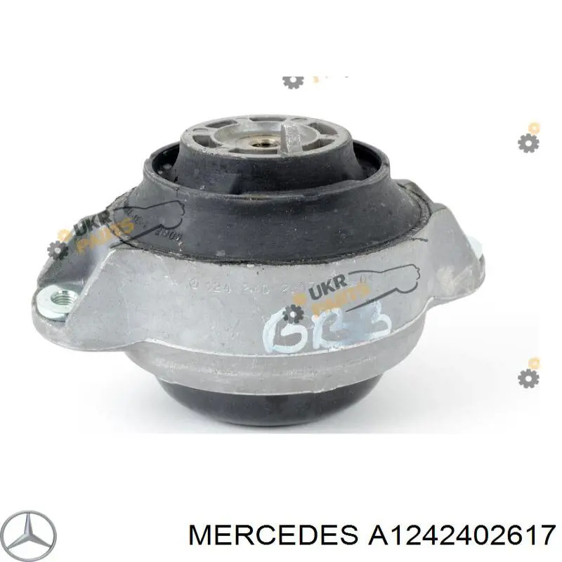 Compre A1242402617 Mercedes Coxim (suporte) esquerdo de motor