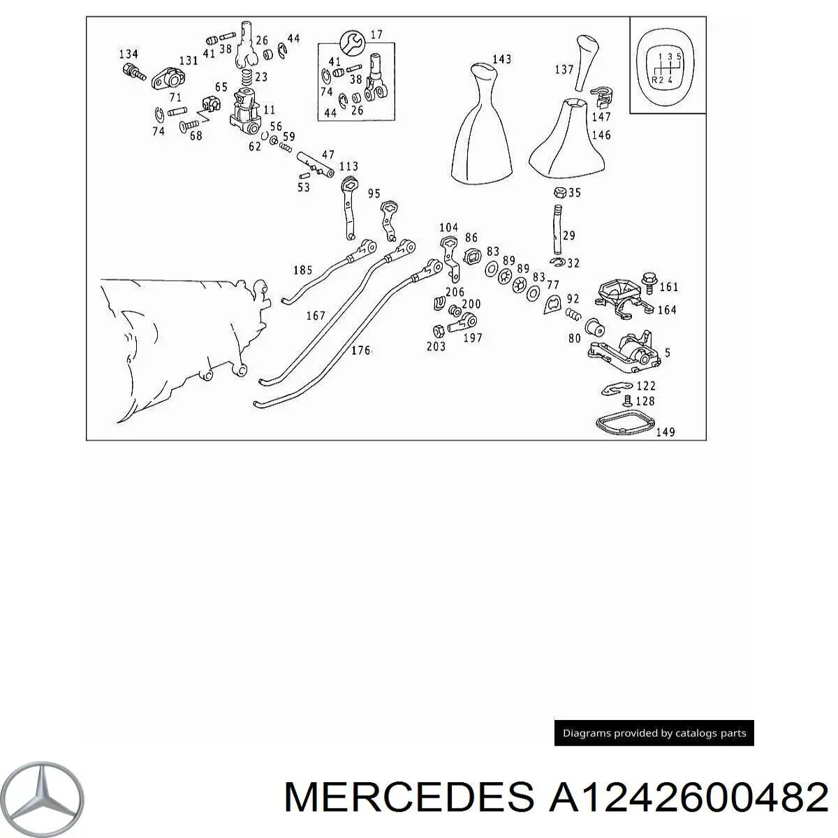 A1242600482 Mercedes 