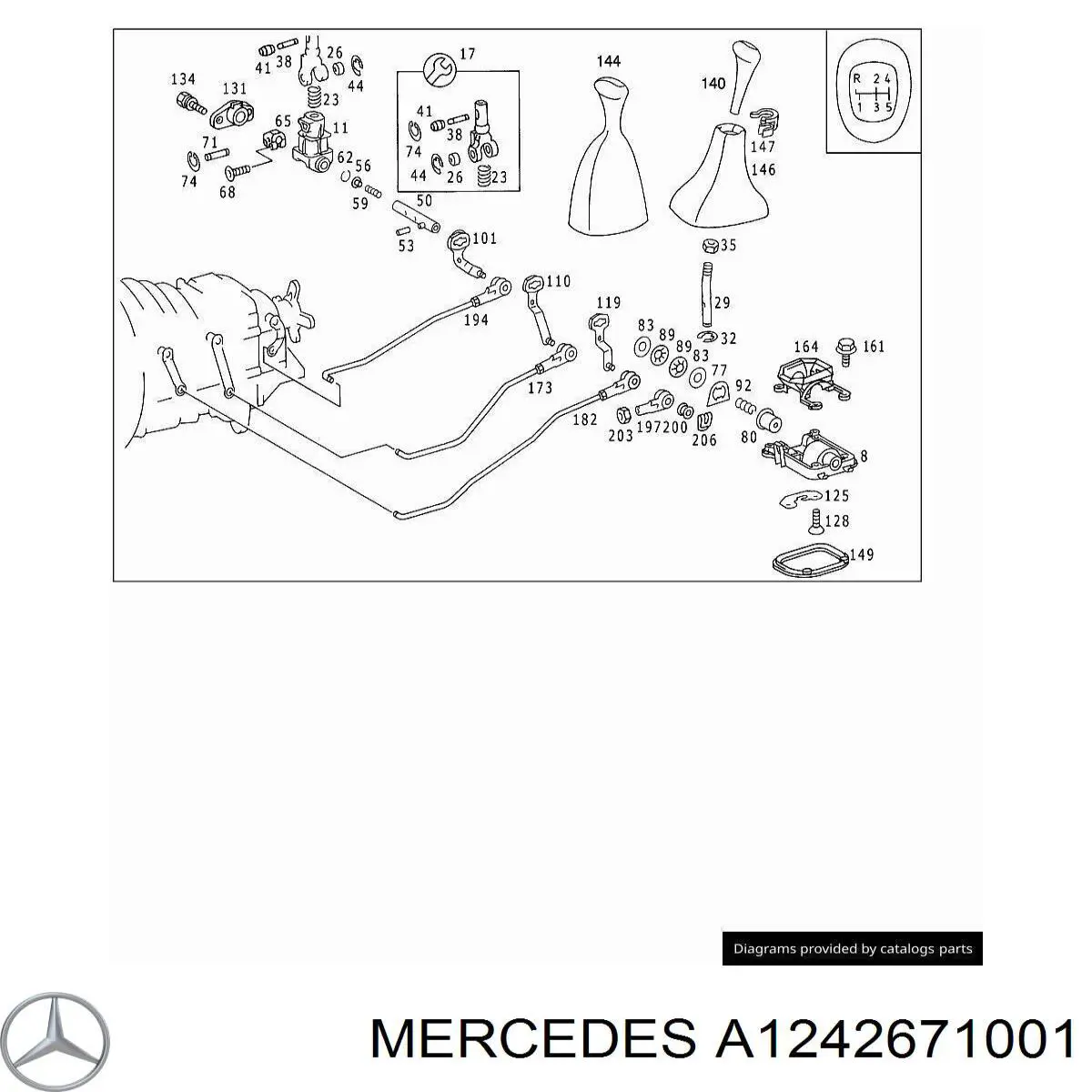  Mercedes A1242671001 preço, a partir de 30,47 USD
