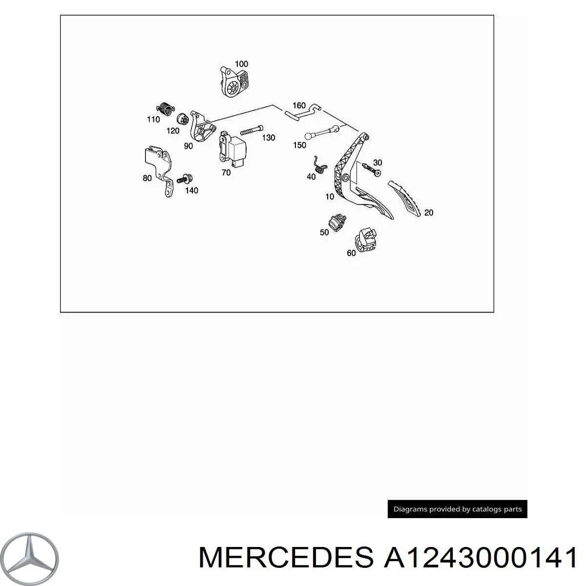 A1243000141 Mercedes 
