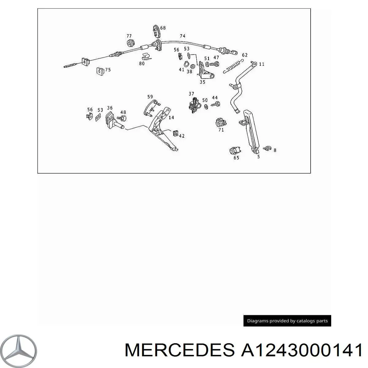  Mercedes A1243000141 preço, a partir de 28,83 USD