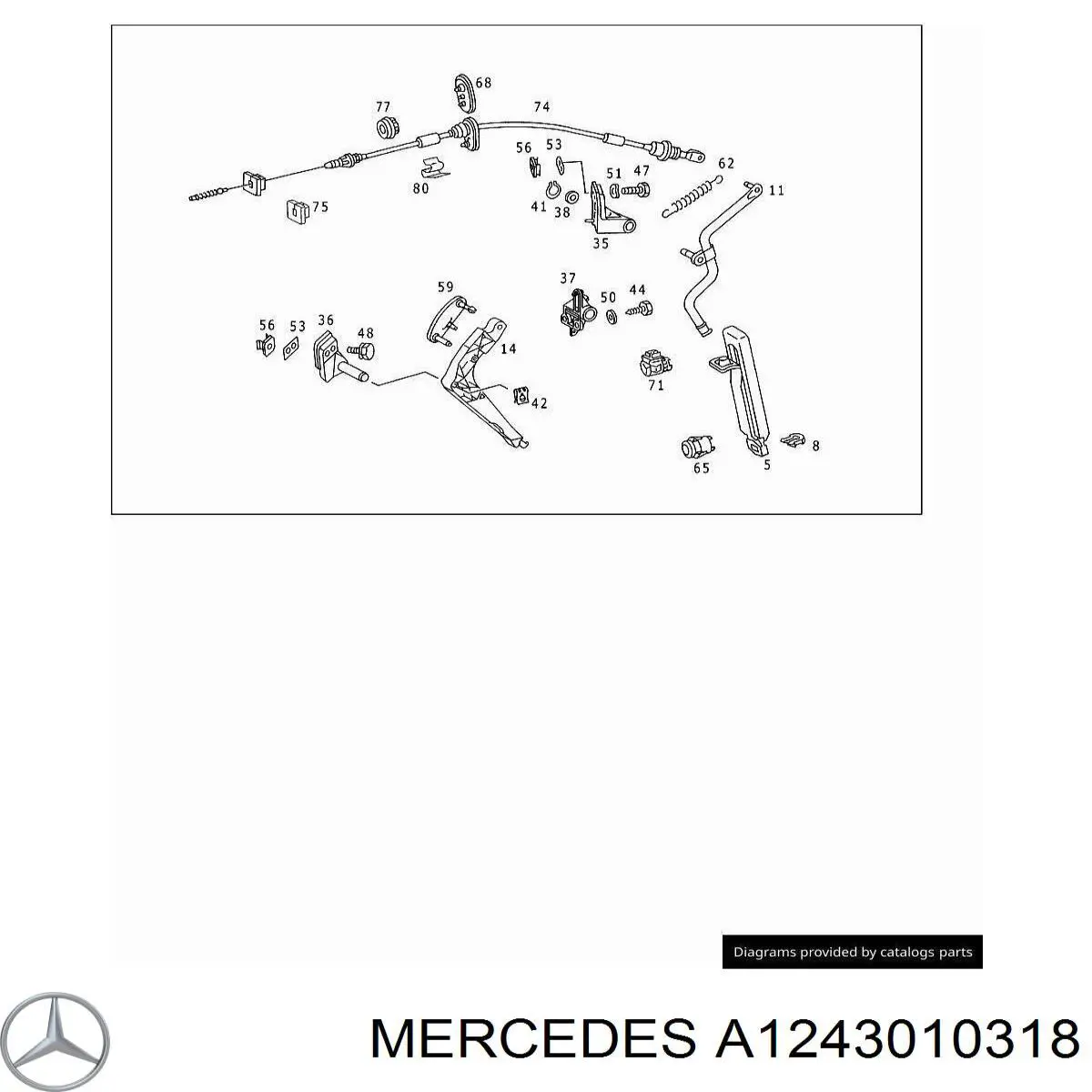 A1243010318 Mercedes 