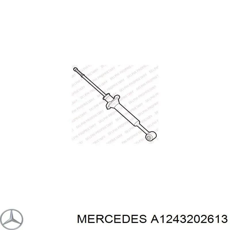 Compre 1243202613 Mercedes Amortecedor traseiro