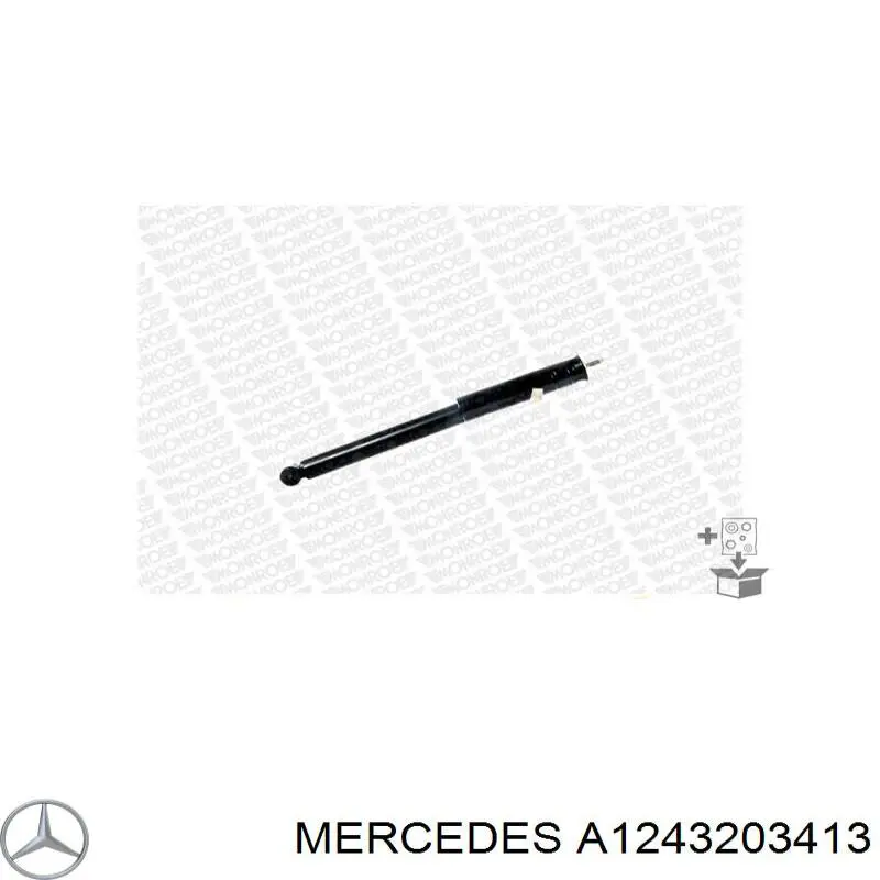 Amortecedor traseiro Mercedes A1243203413 preço, a partir de 40,98 USD