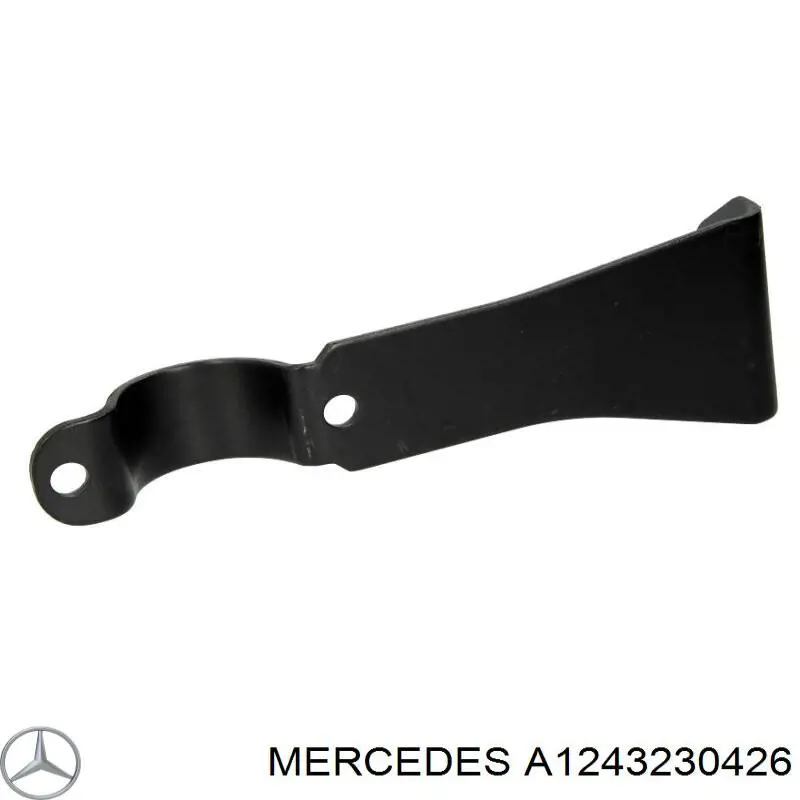 A1243230426 Mercedes Braçadeira de fixação da bucha de estabilizador dianteiro