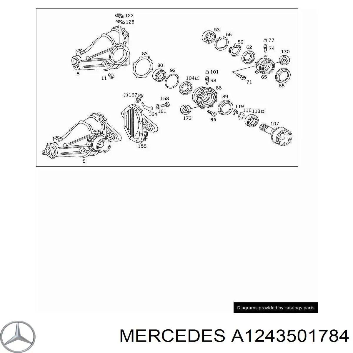A1243501484 Mercedes 