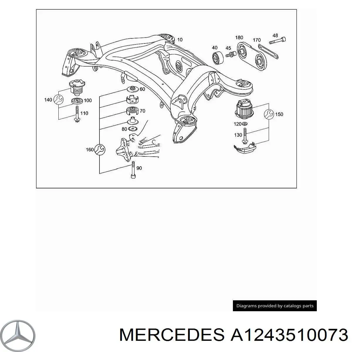  Mercedes A1243510073 preço, a partir de 14,95 USD