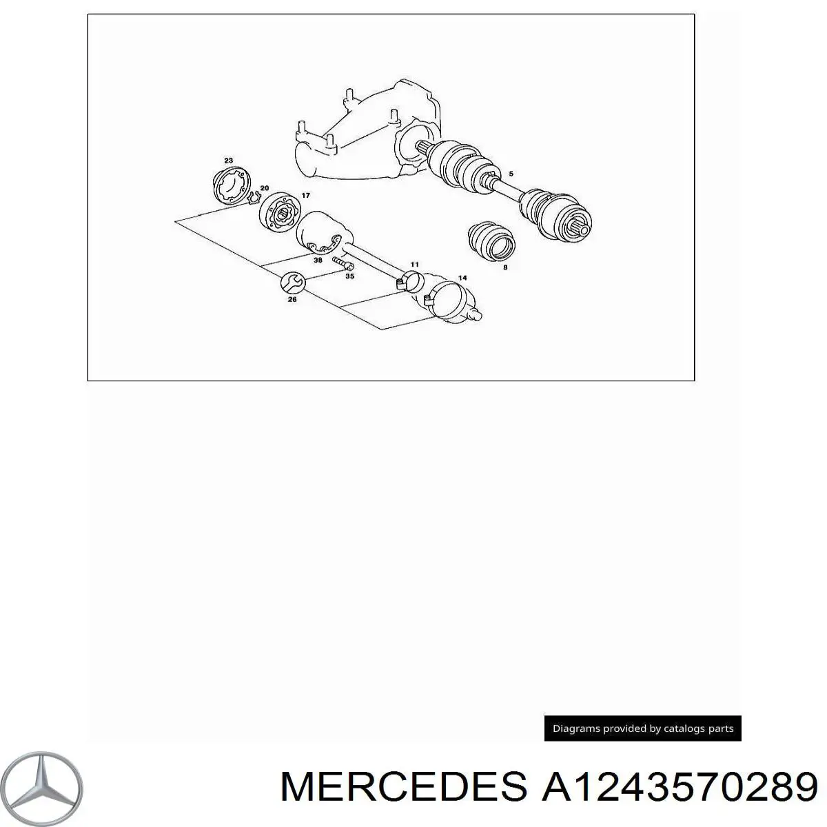 A1243570389 Mercedes 