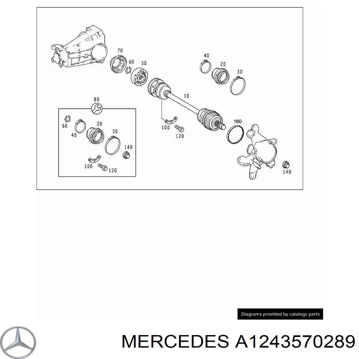 Compre A1243570389 Mercedes 