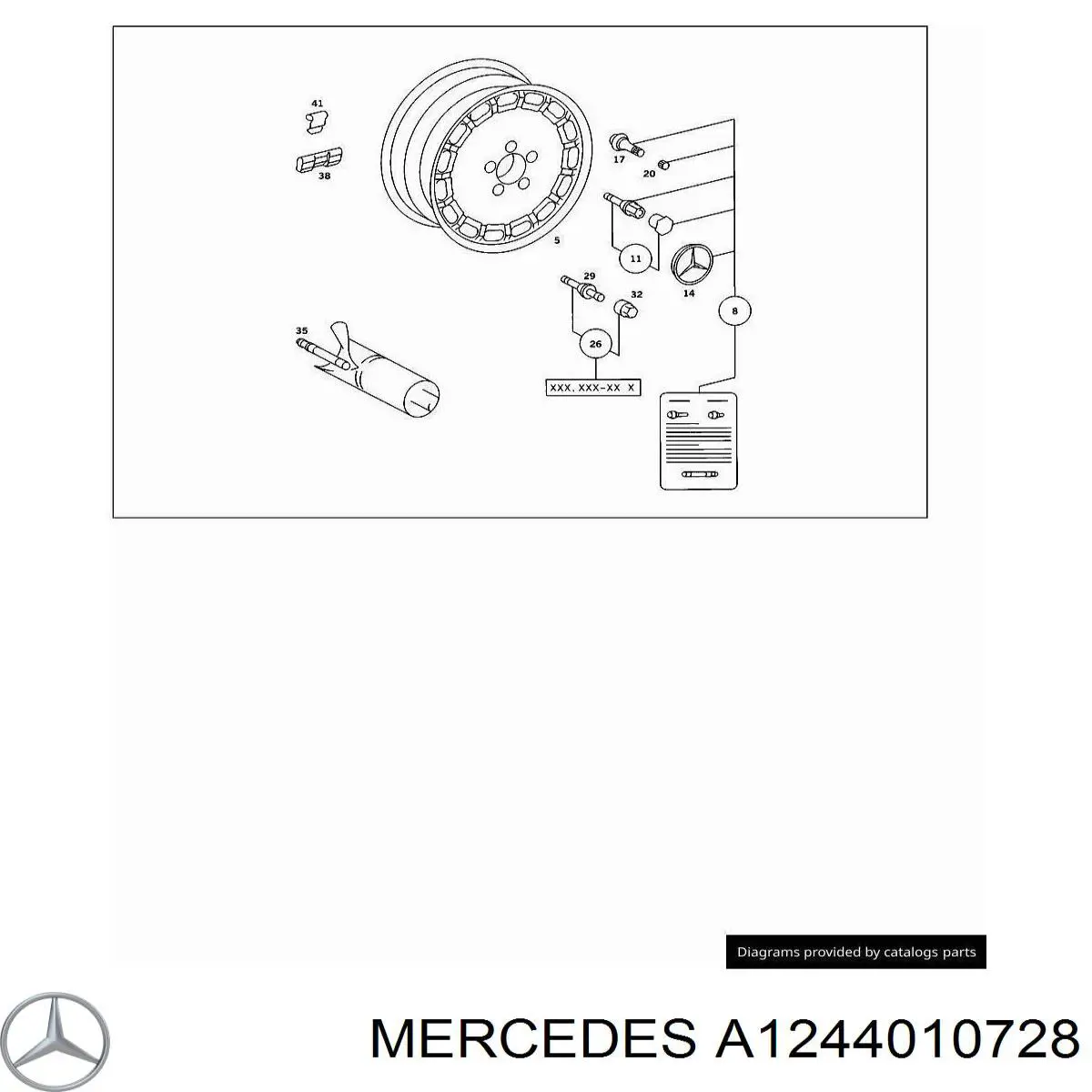 A0004010328 Mercedes 