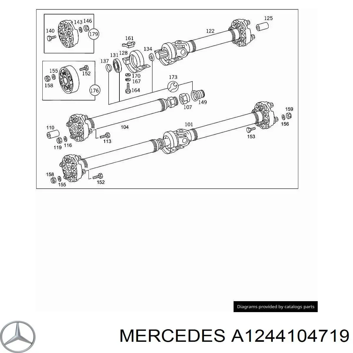 A1244104719 Mercedes 