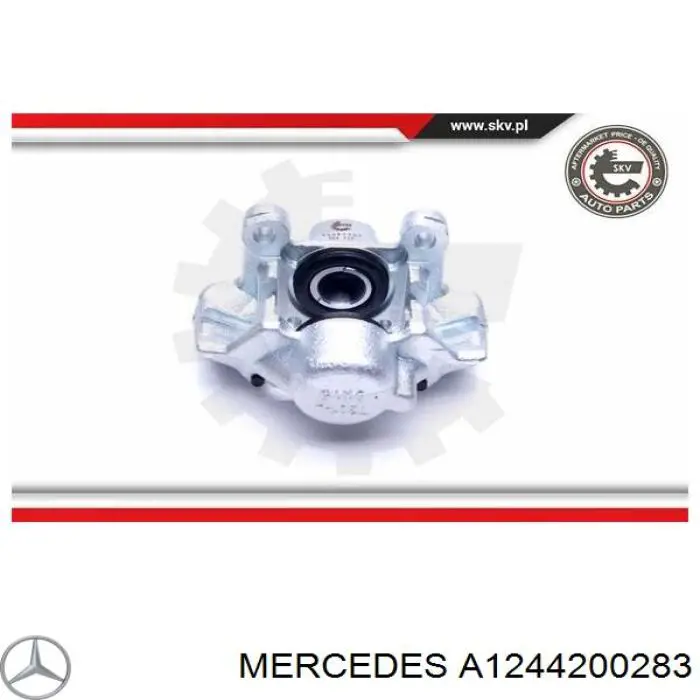 Compre A1244200283 Mercedes Suporte do freio traseiro esquerdo