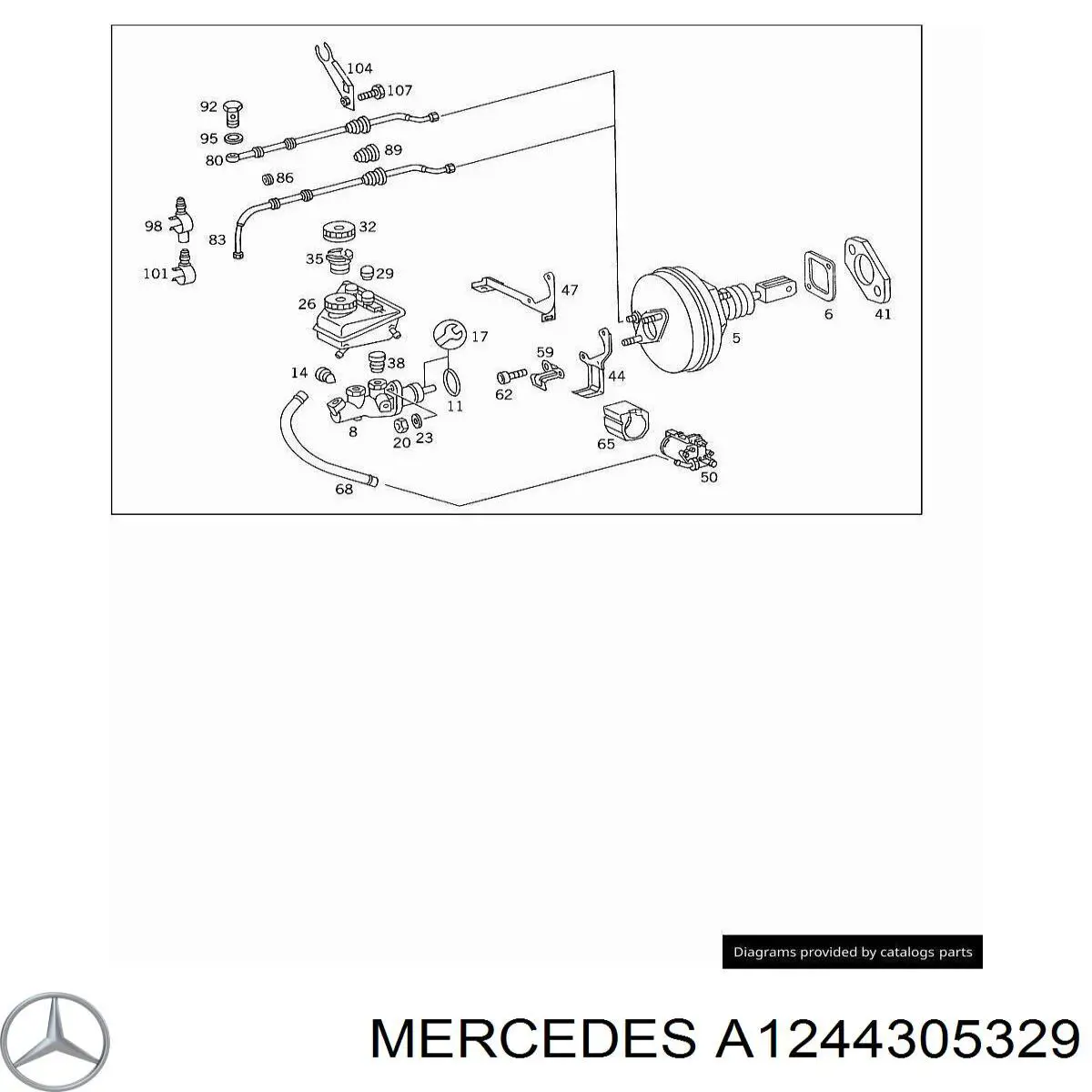 Mercedes A1244301329 preço, a partir de 84,45 USD