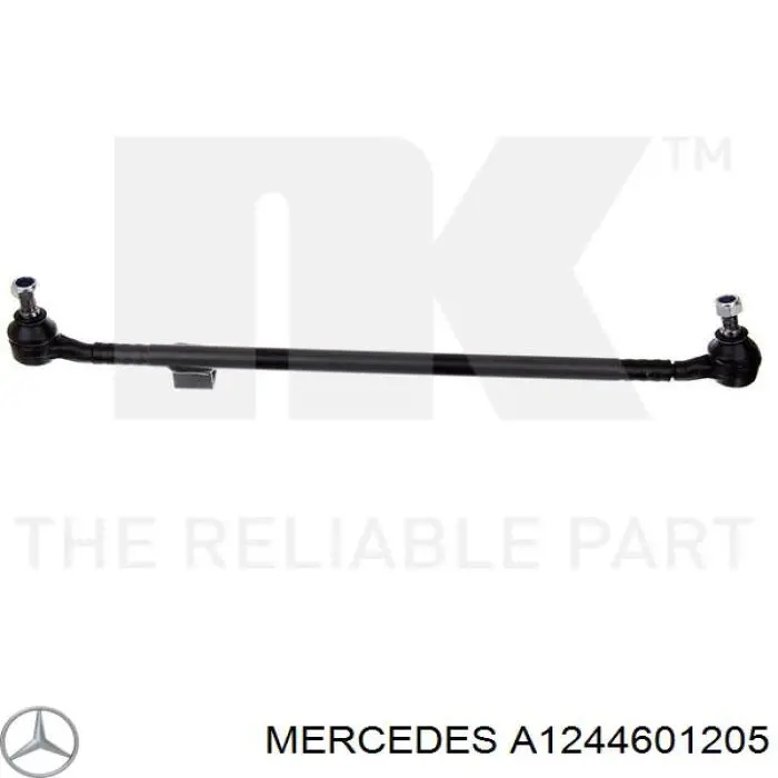 A1244601205 Mercedes Tração de direção central