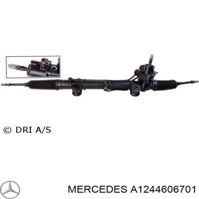 Mecanismo de direção (redutor) Mercedes A1244606701 preço, a partir de 228,54 USD