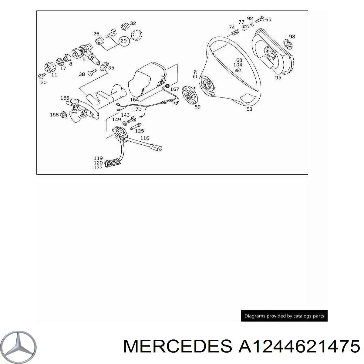  Mercedes A1244621475 preço, a partir de 34,73 USD