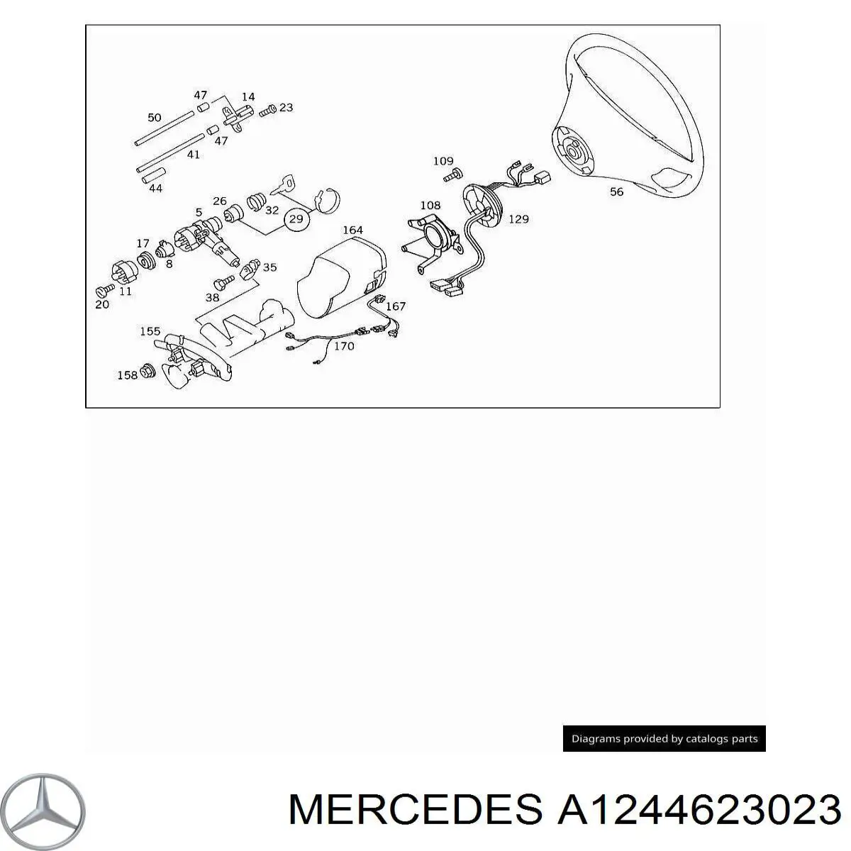 A1244623023 Mercedes 