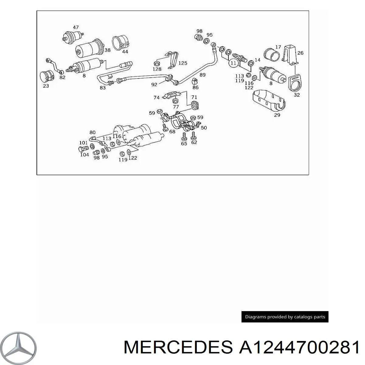A1244700281 Mercedes 