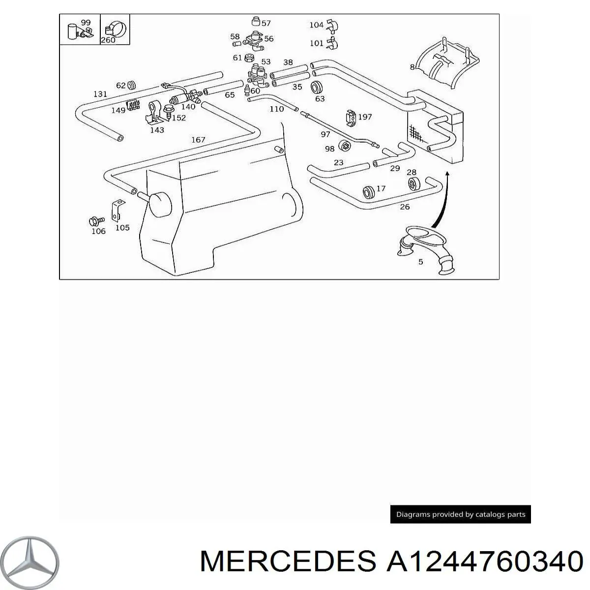 A1244760340 Mercedes 