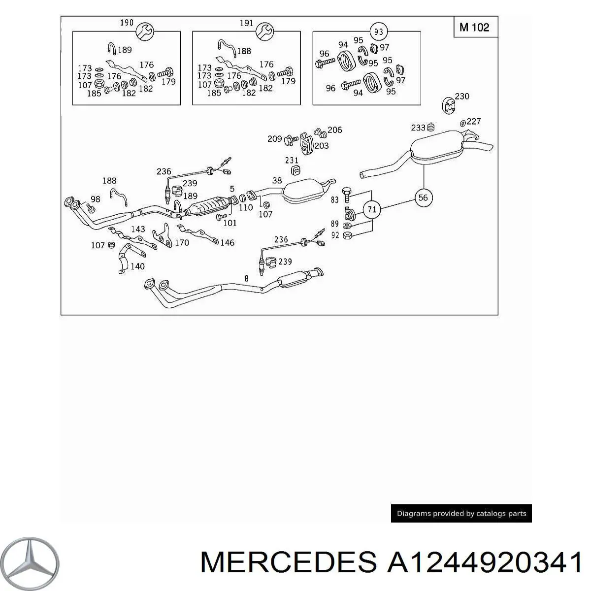 A1244920341 Mercedes 
