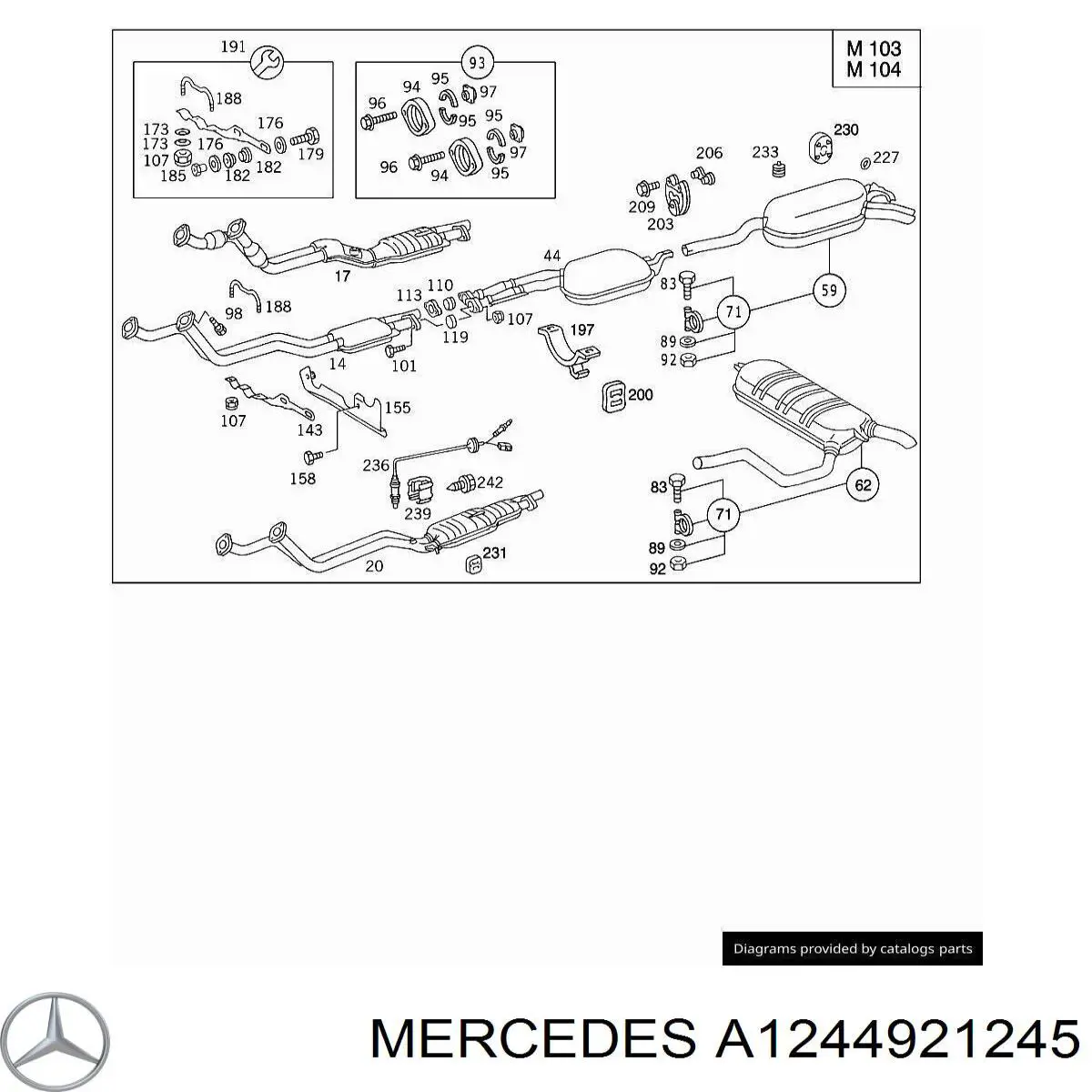 A1244921245 Mercedes 