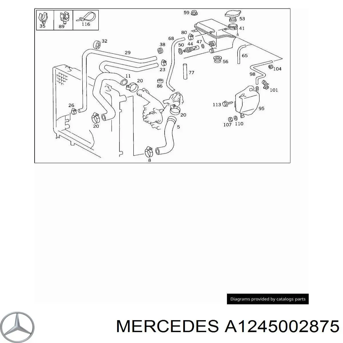 A1245002875 Mercedes 