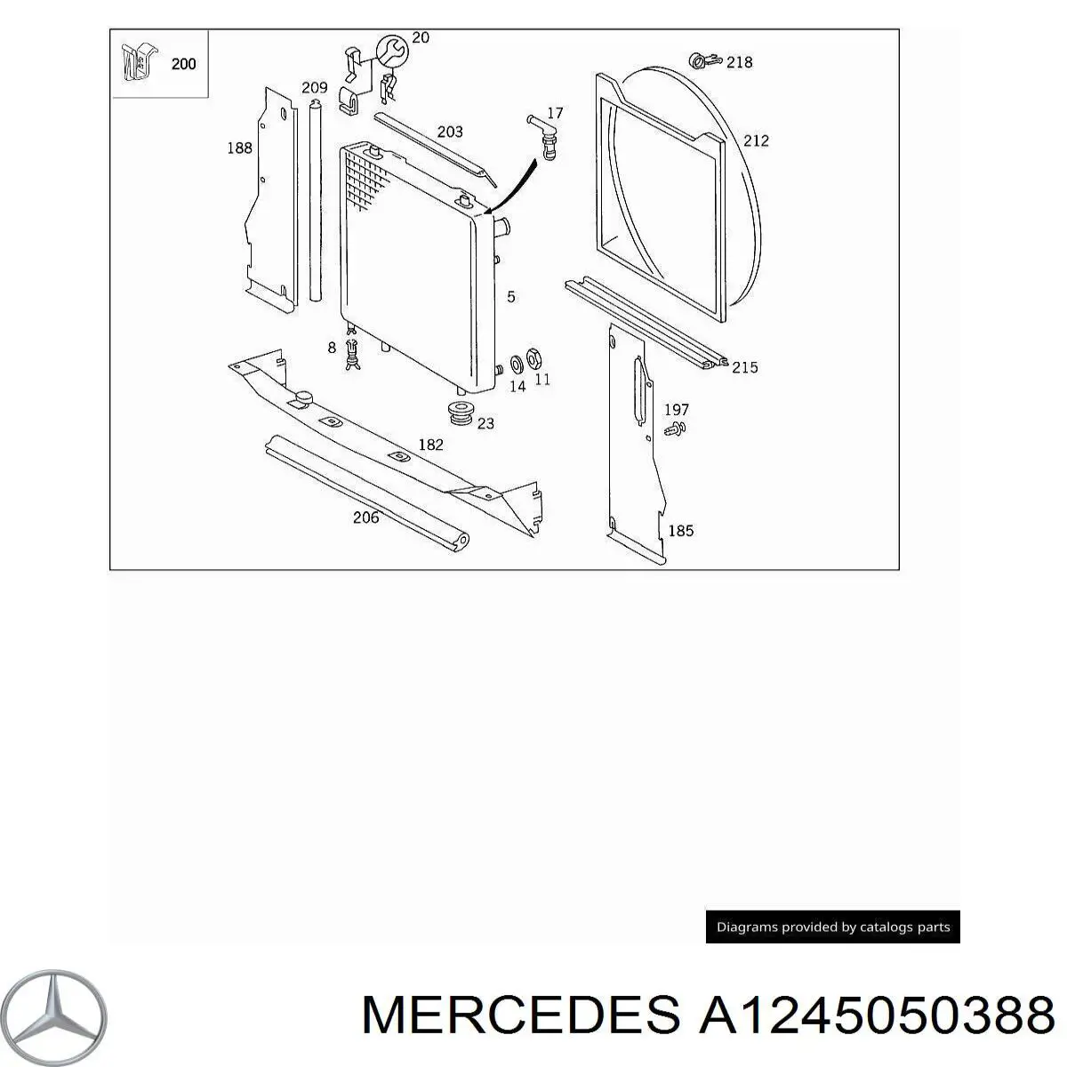 A1245050388 Mercedes 