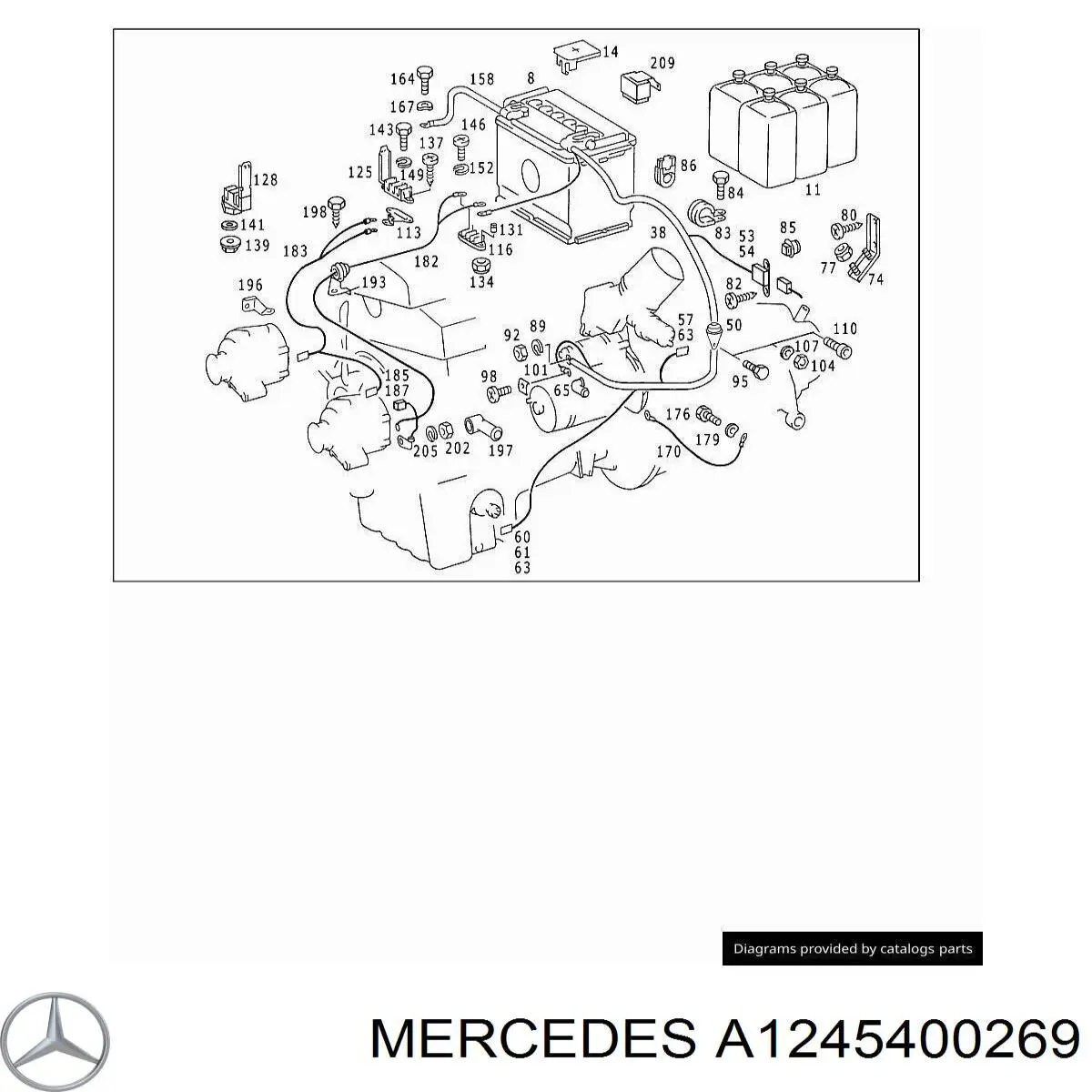 A1245400269 Mercedes 