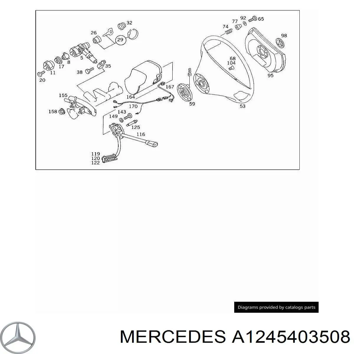  Mercedes A1245403508 preço, a partir de 94,95 USD