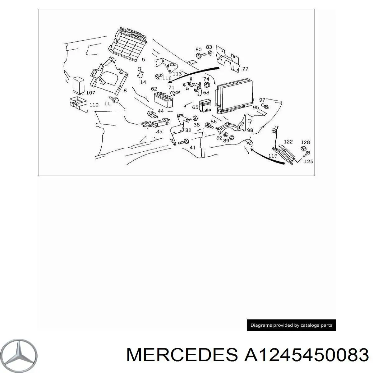  Mercedes A1245450083 preço, a partir de 15,90 USD