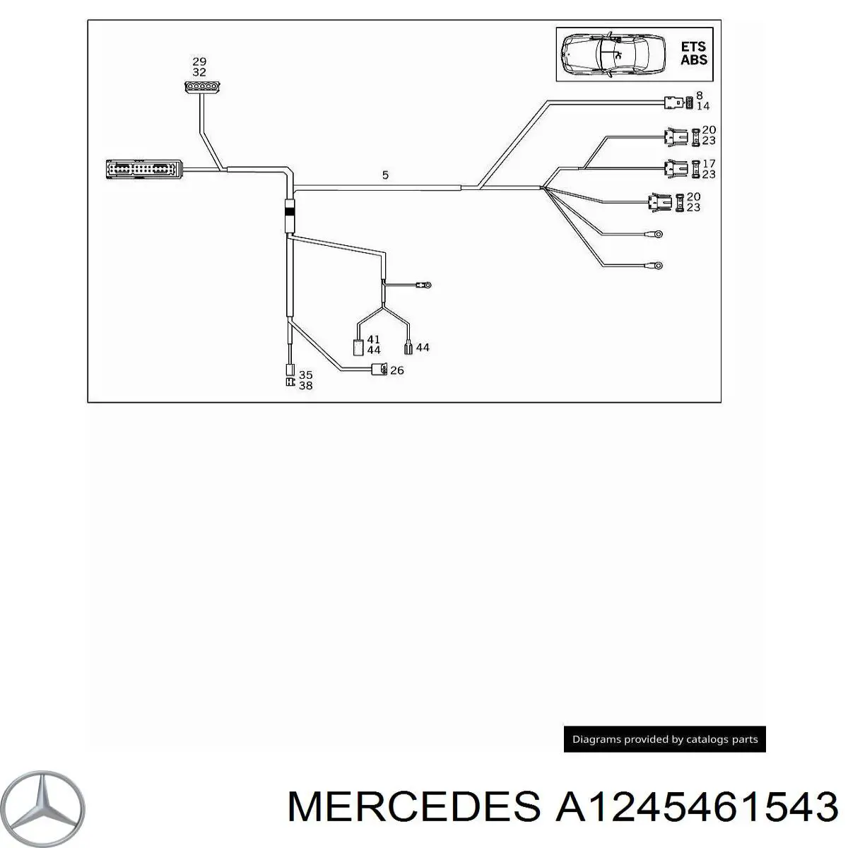  Mercedes A1245461543 preço, a partir de  