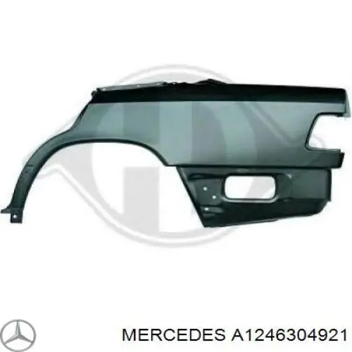Pára-lama traseiro esquerdo Mercedes A1246304921 preço, a partir de 178,50 USD