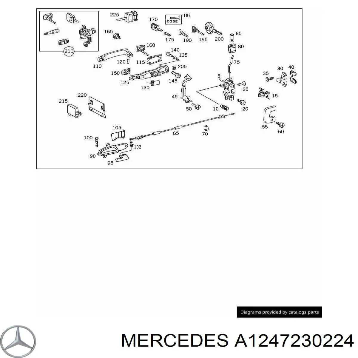  Mercedes A1247230224 preço, a partir de 14,90 USD