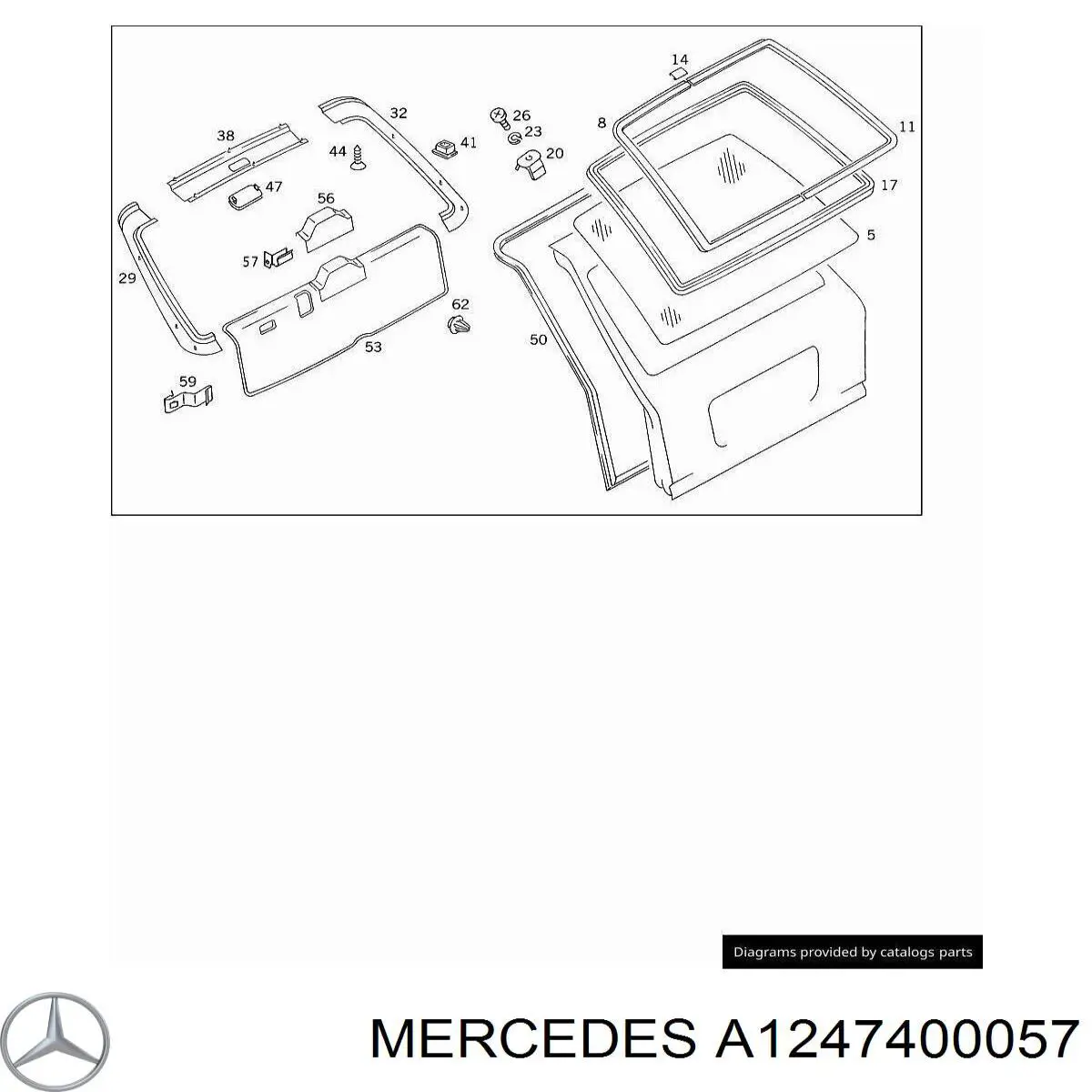 A1247400057 Mercedes 