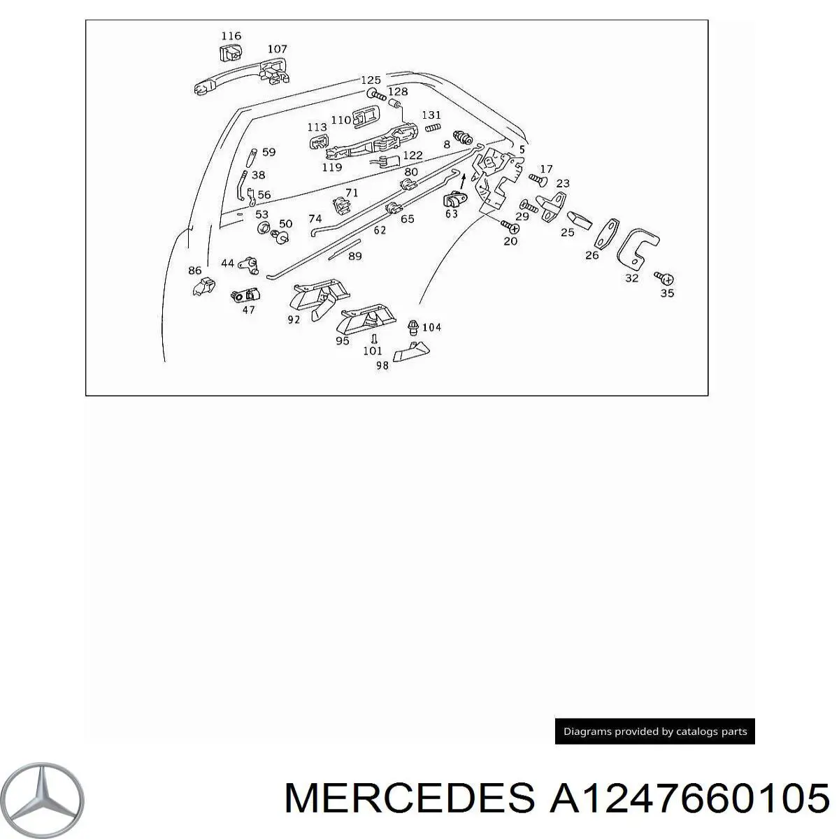  Mercedes A1247660105 preço, a partir de  