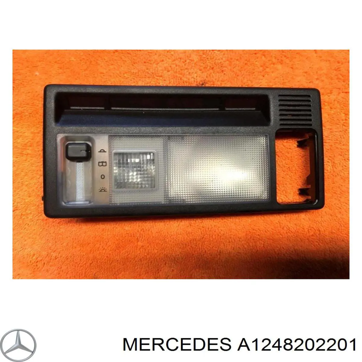 A1248202201 Mercedes Quebra-luz de iluminação de salão (de cabina)