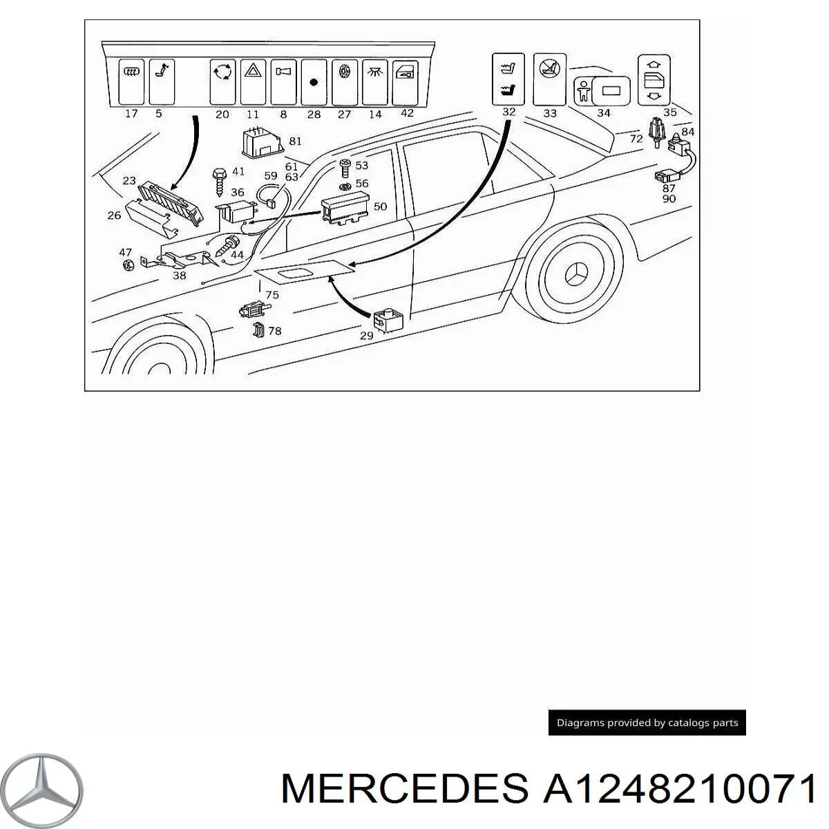 A1248210071 Mercedes 