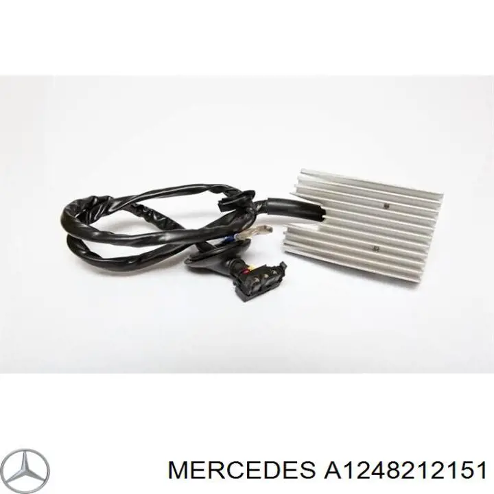 A1248212151 Mercedes Resistor (resistência) de ventilador de forno (de aquecedor de salão)