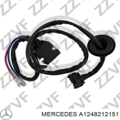 Compre A1248212151 Mercedes Resistor (resistência) de ventilador de forno (de aquecedor de salão)