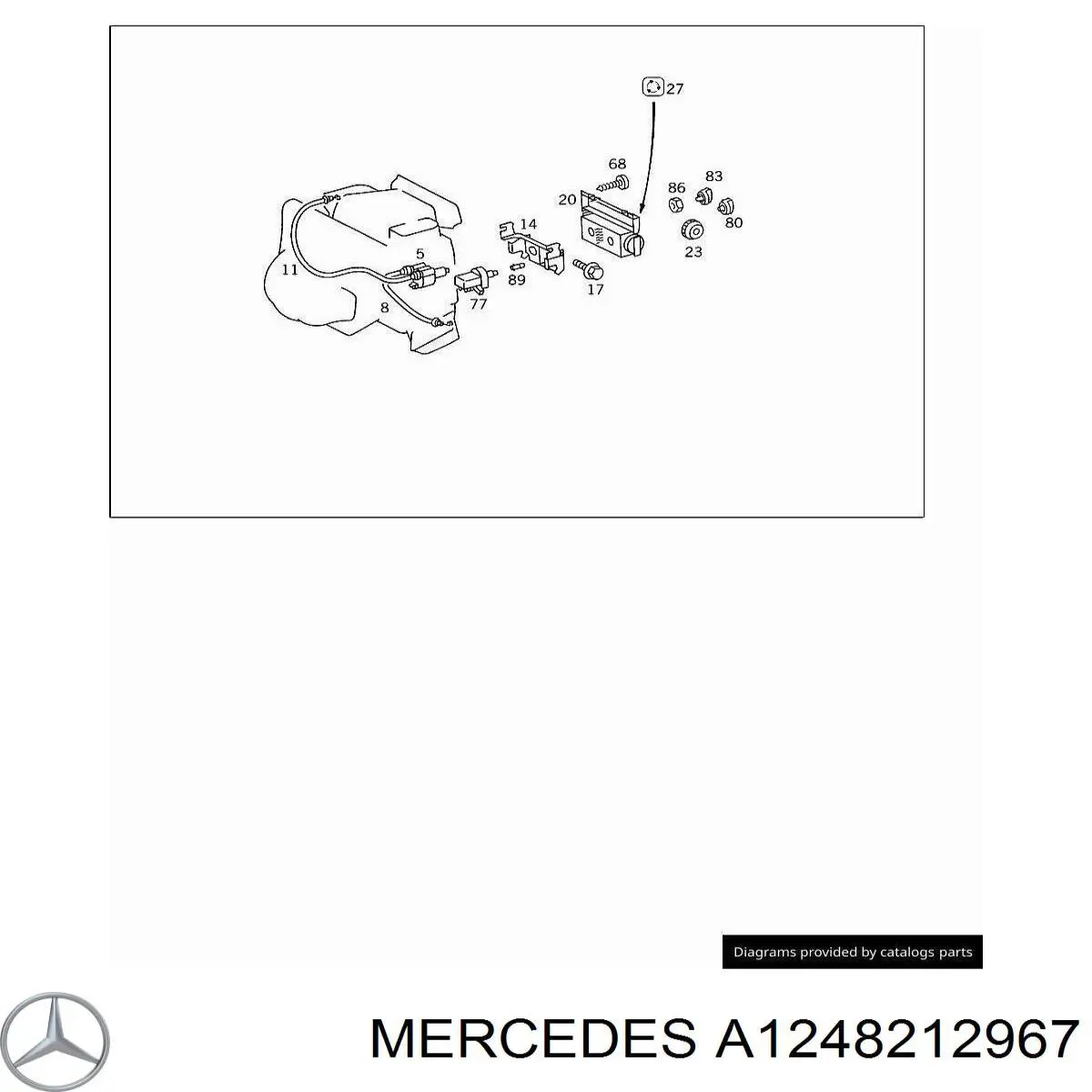  Mercedes A1248212967 preço, a partir de 60,17 USD