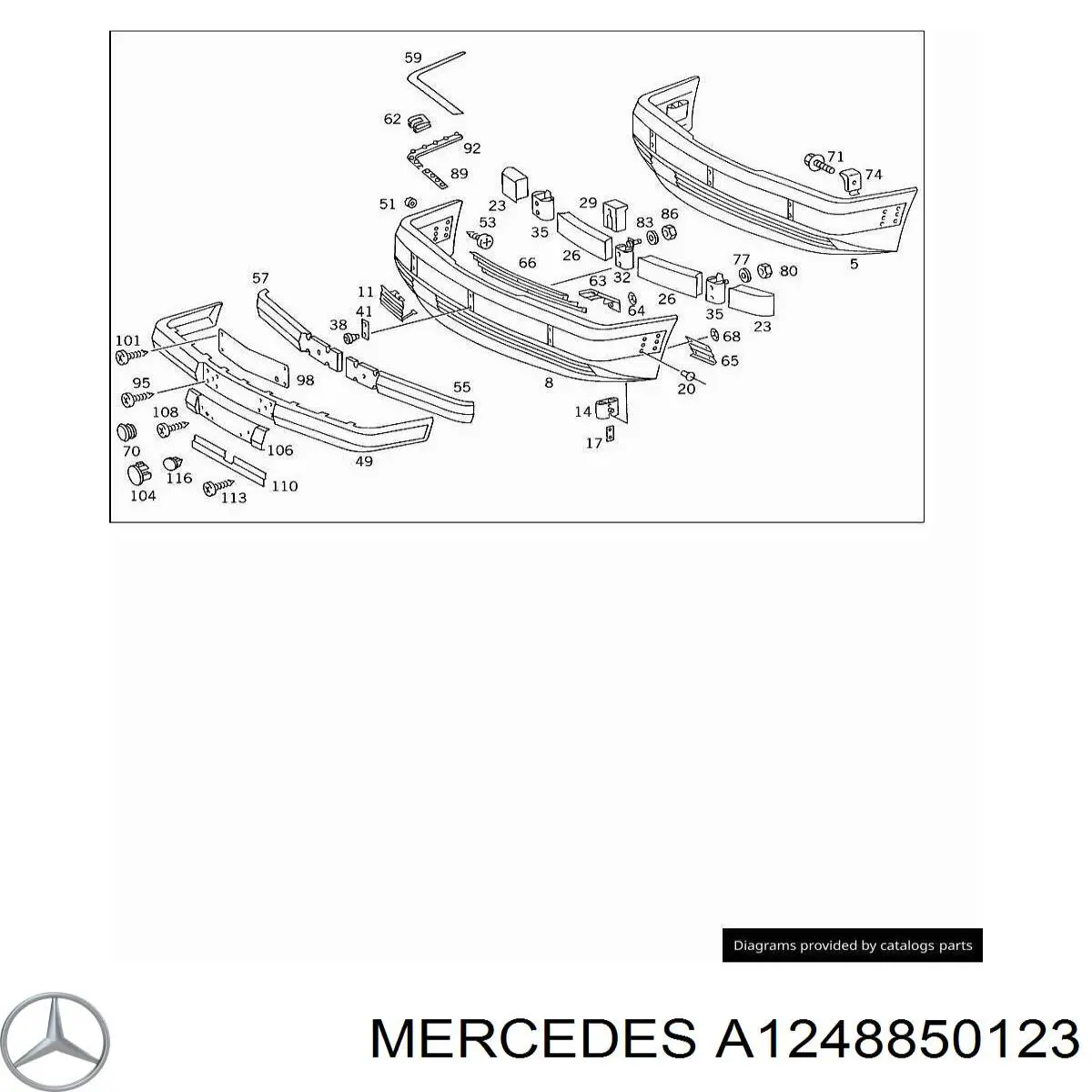 A1248850123 Mercedes 