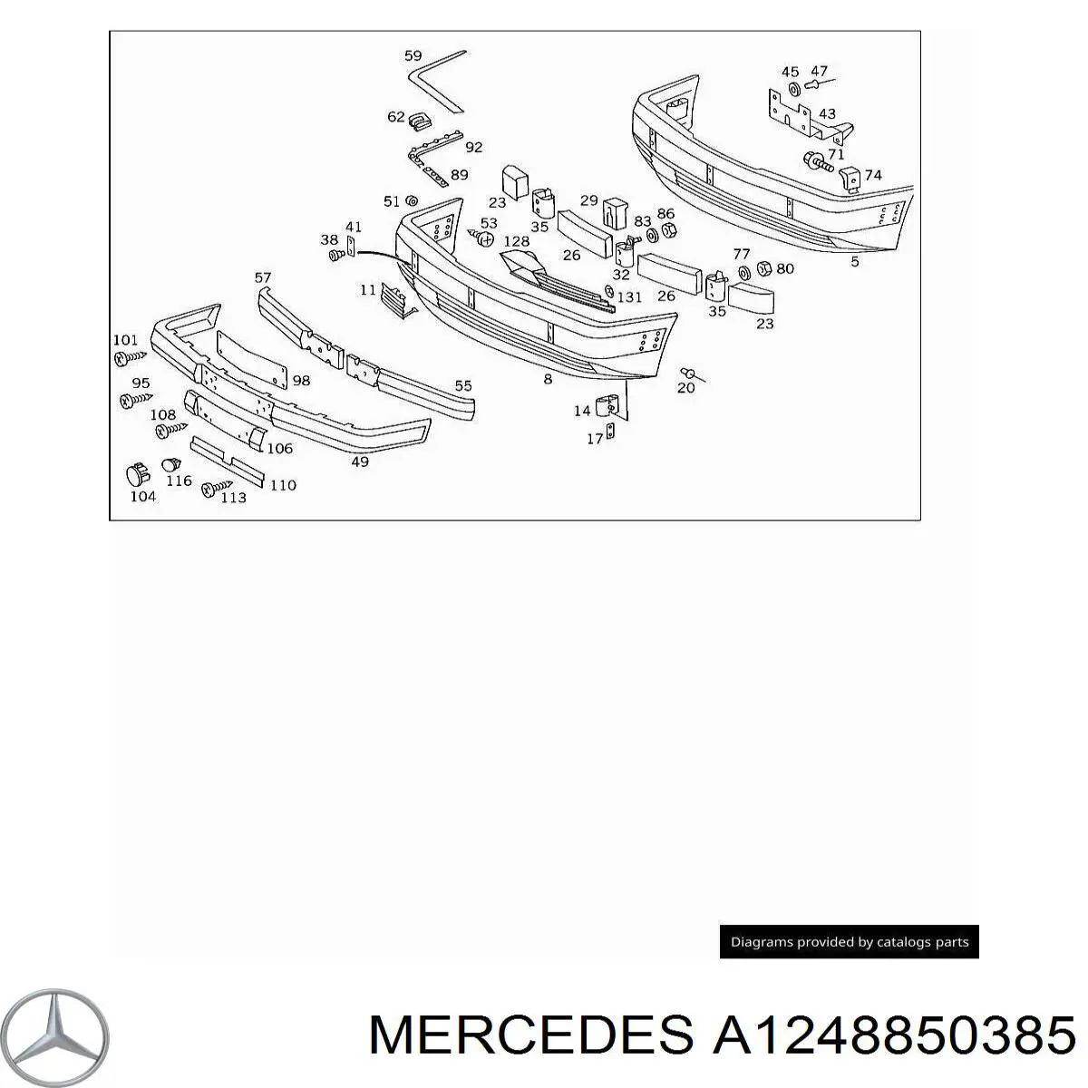  Mercedes A1248850385 preço, a partir de 35,54 USD