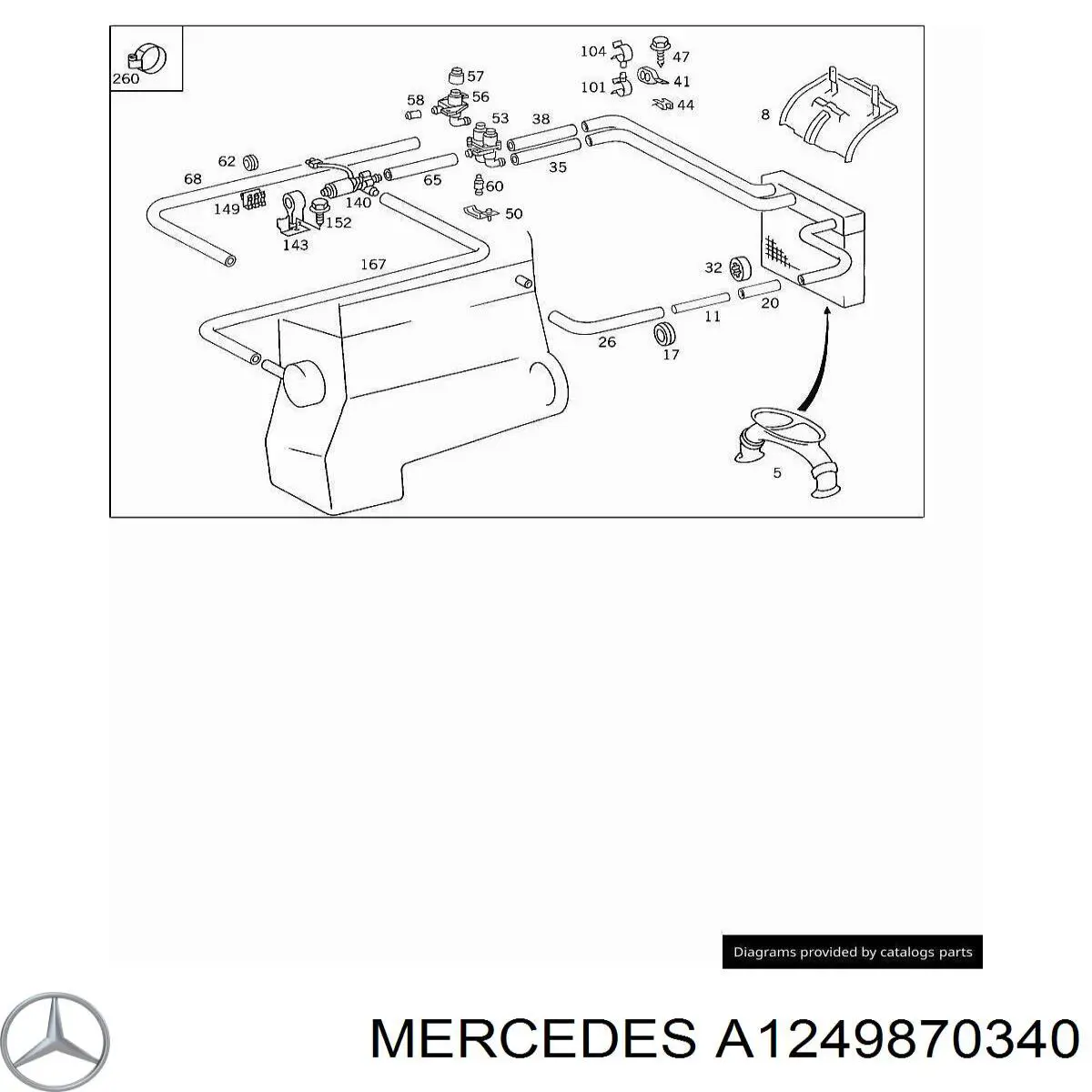Compre A1249870340 Mercedes 