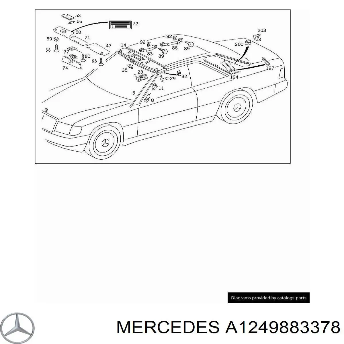  Mercedes A1249883378 preço, a partir de 22,54 USD
