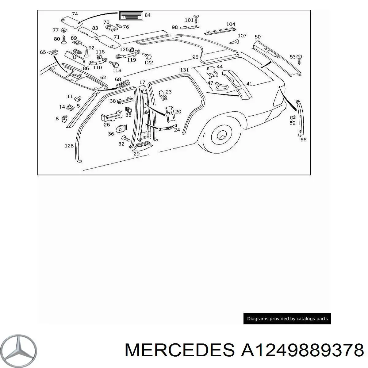  Mercedes A1249889378 preço, a partir de 11,44 USD