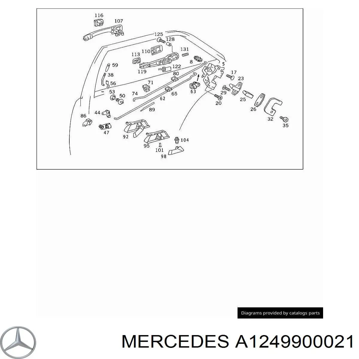  Mercedes A1249900021 preço, a partir de 3,80 USD