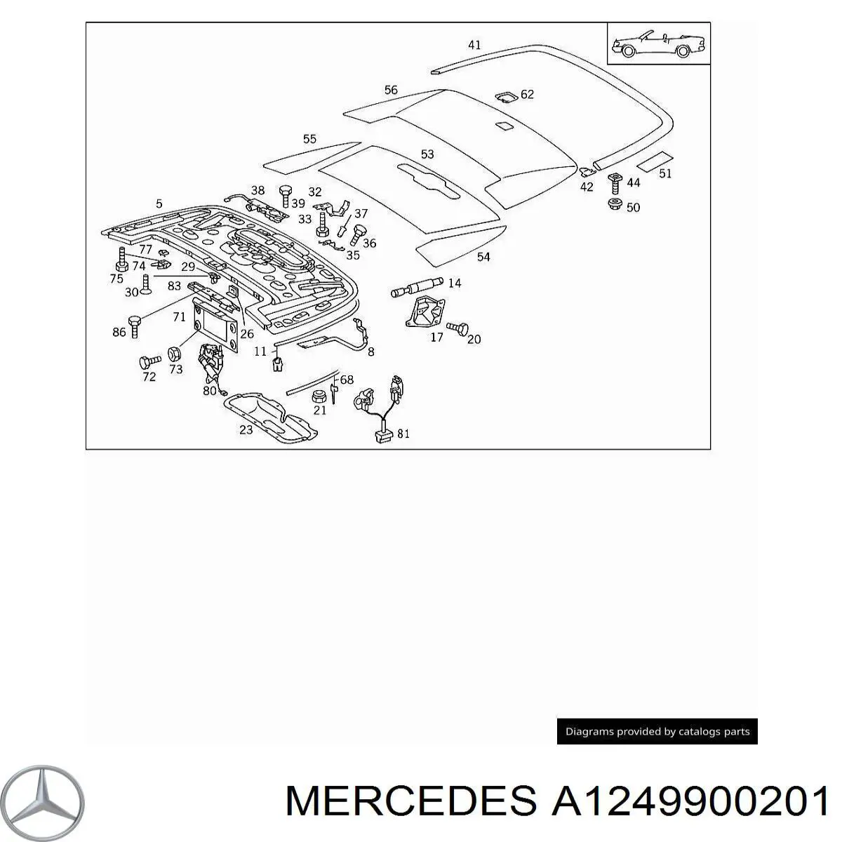  Mercedes A1249900201 preço, a partir de 13,84 USD