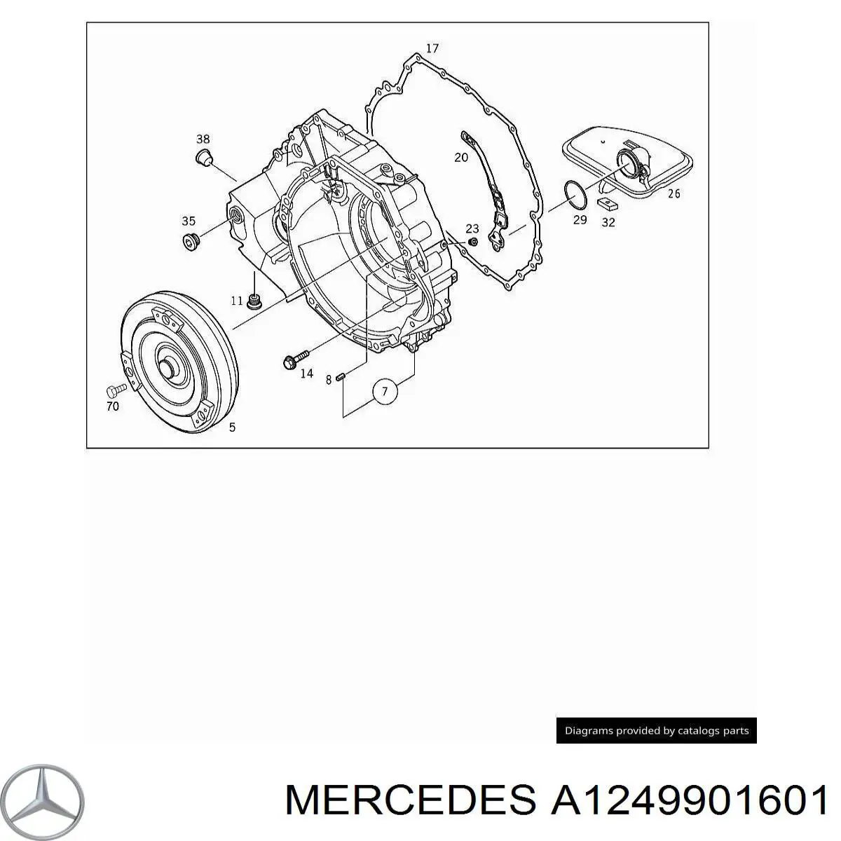  Mercedes A1249901601 preço, a partir de 42,47 USD