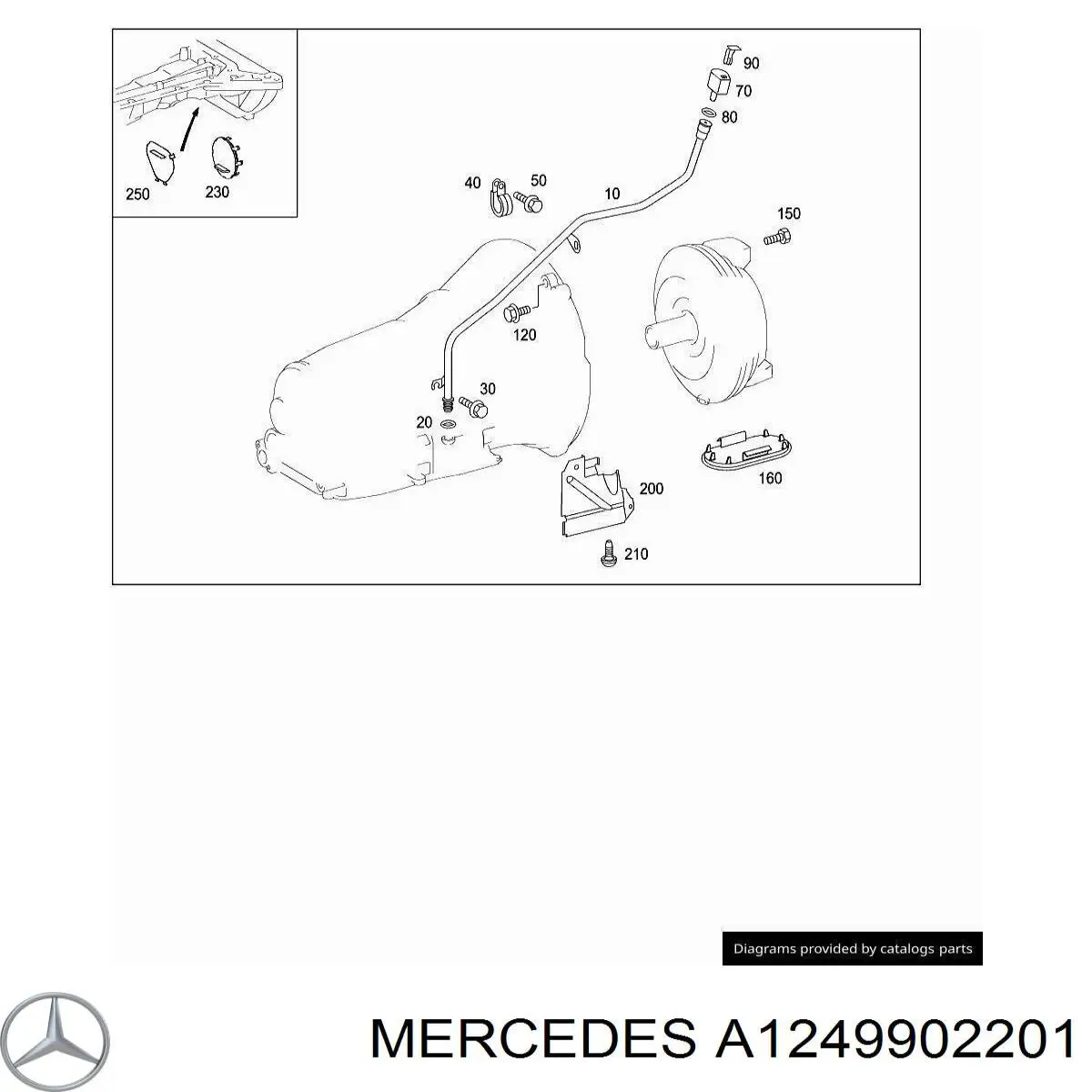  Mercedes A1249902201 preço, a partir de 10,84 USD