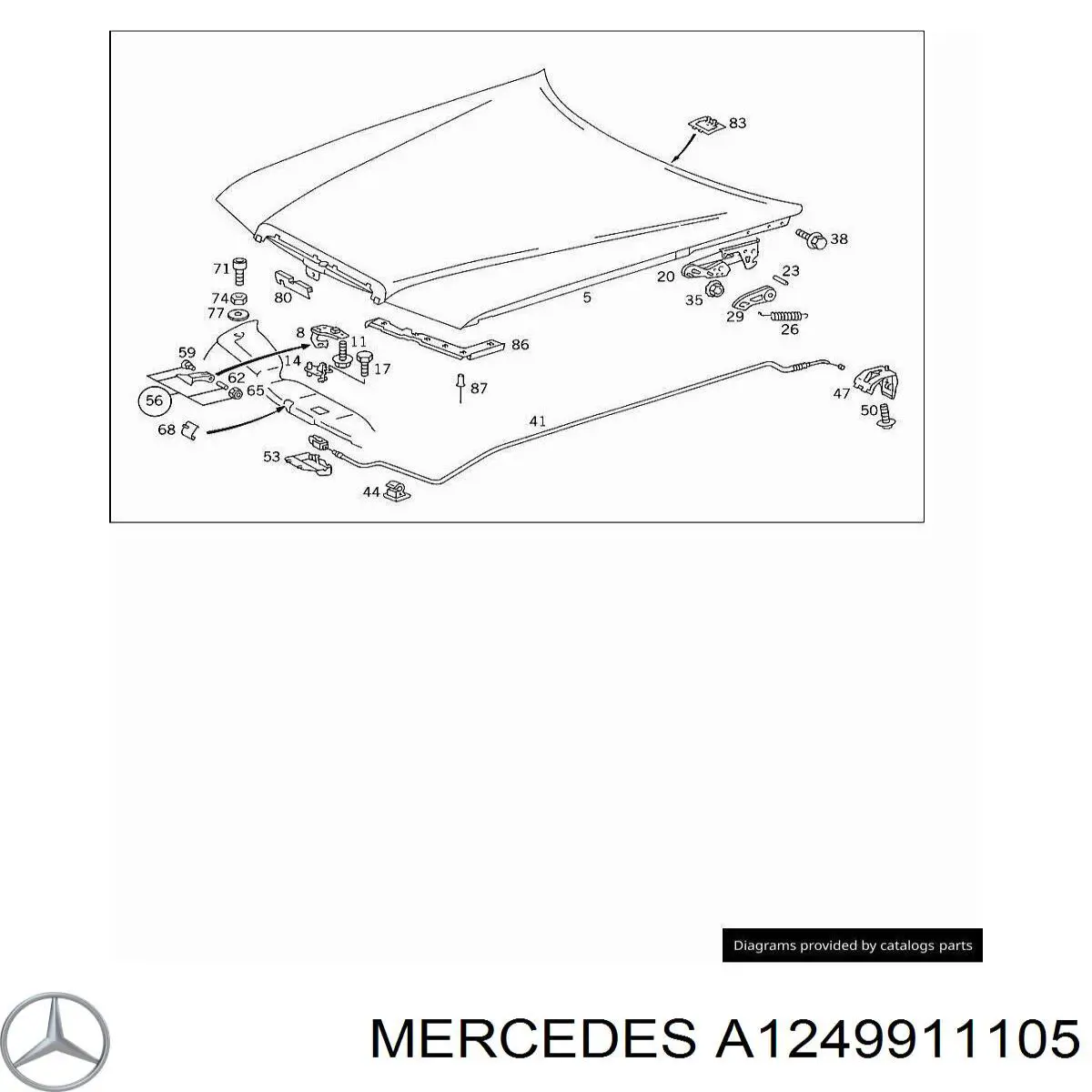  Mercedes A1249911105 preço, a partir de 16,43 USD